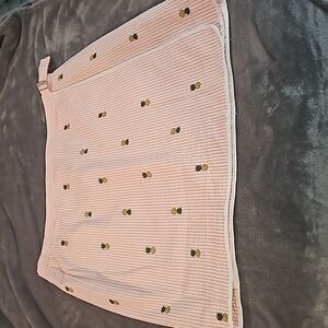 Brooks Brothers wrap skirt with pineapples embroidered. Never worn.
